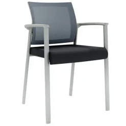 OfficeSource Oslo Mesh Back Stacking Guest Chair^ Reception & Waiting Room|Padded Stack Chairs