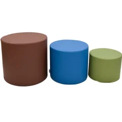 Childrens Factory Ottoman Trio Stool Set^ Flexible Seating
