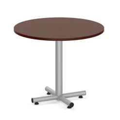 OfficeSource Package Set - 4 Cafe Tables w/ Cross Base (36" Round)^ Cafe Table & Chair Sets|Cafe Tables
