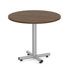 OfficeSource Package Set - 4 Cafe Tables w/ Cross Base (36