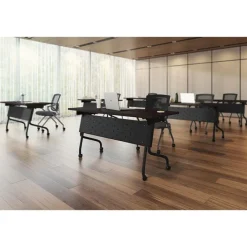 OfficeSource Package Set - 6 Training Tables w/ Flip Top Nesting Bases & Casters (60