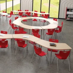 Mooreco 6-Pack Cheshire Collaborative Desk & Hierarchy Chair Package^ Collaborative Desks|Desk & Chair Packages