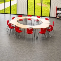 Mooreco 6-Pack Cheshire Collaborative Desk & Hierarchy Chair Package^ Collaborative Desks|Desk & Chair Packages