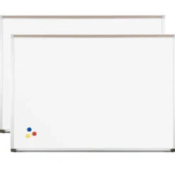 Best-Rite 2-Pack Deal- Deluxe Magnetic Porcelain Steel Dry Erase Boards by Best Rite^ Dry Erase Whiteboards