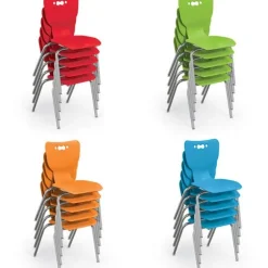 Mooreco 20-Pack Jet Collaborative Desk & Hierarchy Chair Package^ Desk & Chair Packages|Classroom Desks & Chairs
