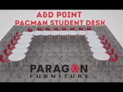 Paragon Pacman A & D Collaborative School Desk^ Collaborative Desks