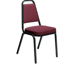 Virco Padded Stack Chair with Square Back and Crown Seat^ Restaurant & Cafe|Cafe Chairs