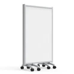 Luxor 3-Panel Mobile Magnetic Whiteboard Room Divider^ Mobile Reversible Boards
