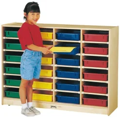 Jonti-Craft 24 Paper-Tray Cubbie^ Tote & Bin Storage|Cubbies