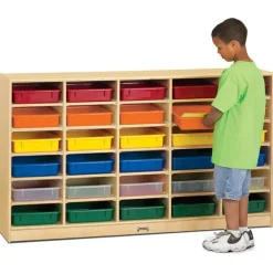 Jonti-Craft 30 Paper Tray Cubbie^ Tote & Bin Storage|Cubbies