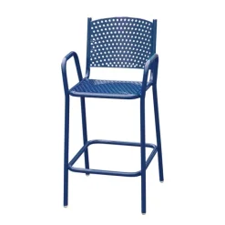 Leisure Craft Perforated Outdoor Cafe Bar Stool^ Restaurant & Cafe|Cafe Chairs