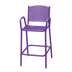 Leisure Craft Perforated Outdoor Cafe Bar Stool^ Restaurant & Cafe|Cafe Chairs