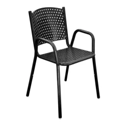 Leisure Craft Perforated Outdoor Cafe Chair^ Restaurant & Cafe|Cafe Chairs
