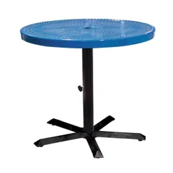 Leisure Craft Perforated Pedestal Cafe Tables^ Cafe Tables|Picnic Tables