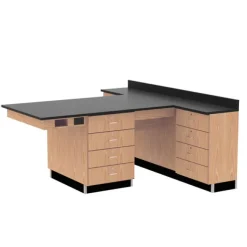 Diversified Spaces Perimeter Lab Workstations^ Science Workstations|Clean-Up & Portable Sink Units