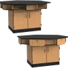 National Public Seating 6-Person Hexagon Science Workstations^ Science Workstations