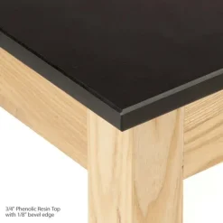 National Public Seating Phenolic Resin Science Lab Table w/ Book Compartments (60'' x 30'')^ Science|Science Tables
