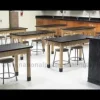 National Public Seating Phenolic Resin Science Lab Table w/ Book Compartments (72'' x 30'')^ Science|Science Tables