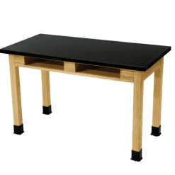 National Public Seating Phenolic Resin Science Lab Table w/ Book Compartments (72'' x 30'')^ Science|Science Tables
