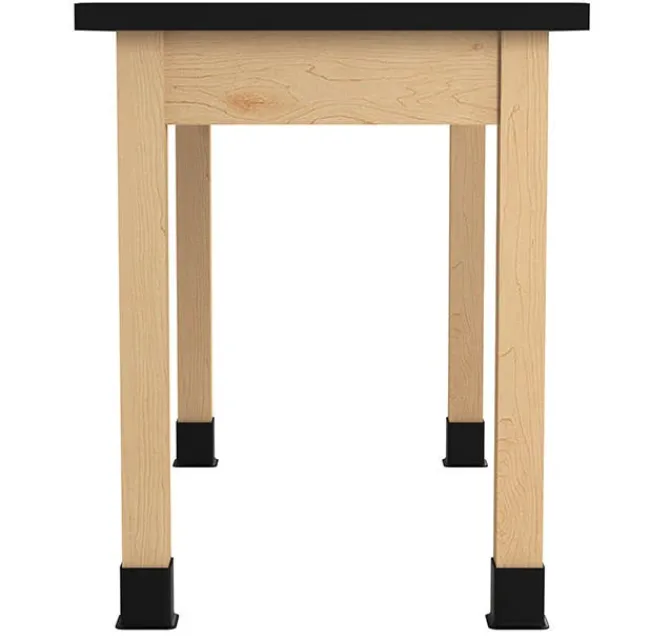 Diversified Spaces Phenolic Resin Top Hardwood Science Lab Table with Compartments (21'' D X 60'' W)^ Science|Science Tables