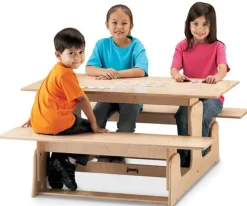 Jonti-Craft Picnic Table^ Wood Tables
