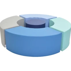 Childrens Factory 5-Piece Curve Seating Kids Ottoman Set^ Flexible Seating
