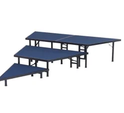 AmTab Pie Shaped Riser Sets w/ Carpet Surface^ Stage Sets