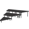 AmTab Pie Shaped Riser Sets w/ Polypropylene Surface^ Stage Sets