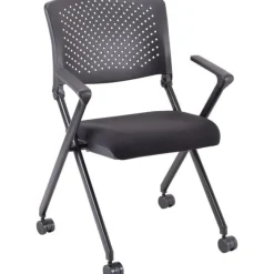 Lorell Plastic Back Folding Nesting Stack Chair^ Folding Chairs|Padded Stack Chairs