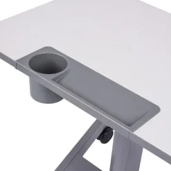 Luxor Pneumatic Adjustable Height Flip-Top Student Desk^ Stand-Up Student Desks