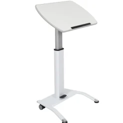 Luxor Pneumatic Height Adjustable Desk & Lectern^ Stand-Up Student Desks