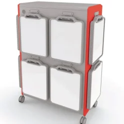 Mooreco Porcelain Steel Lapboard (Set of 4)^ Dry Erase Whiteboards