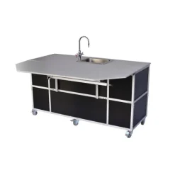 Monsam Portable Science Lab Workstation with Storage & Single Basin Sink^ Science Workstations