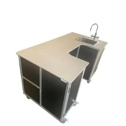 Monsam Portable Science Workstation with Single Basin Sink for Instructors^ Science Workstations