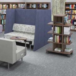 Mooreco Porto Mobile Book Tower^ Bookcases