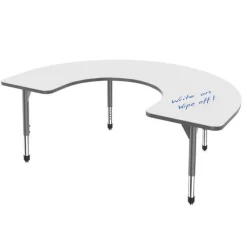 Marco Group Premier Standing Height Dry Erase Table (60" x 66" Horseshoe)^ Dry Erase