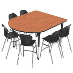 Marco Group Premier Standing Height Multimedia Table and Apex Adjustable Stool Package^ Activity Table & Chair Packages|Activity Tables & Chairs