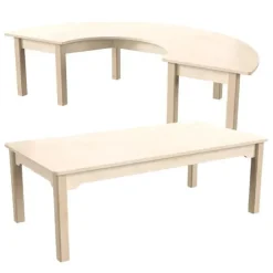 Bright Beginnings Preschool Classroom Activity Tables^ Wood Tables