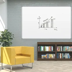 Best-Rite Presidential Trim Porcelain Steel Dry Erase Boards^ Dry Erase Whiteboards