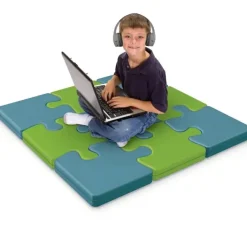 Mooreco Puzzle Soft Seating - Set of 9 Floor Pads^ Floor Seating|Flexible Seating
