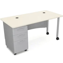 Mooreco Quick Ship Avid Single Pedestal Desk^ Teacher Desks|Instructor Desks