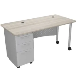 Mooreco Quick Ship Avid Single Pedestal Desk^ Teacher Desks|Instructor Desks