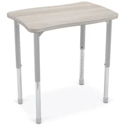 Mooreco Quick Ship Creator Wavy Rectangle Desk^ Collaborative Desks|Open Front School Desks