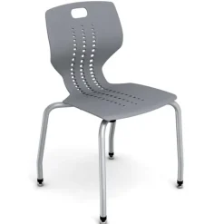 Paragon Quick Ship Emoji 4-Leg School Stack Chair (18'' H - 5th-Adult)^ Plastic Stacking Chairs