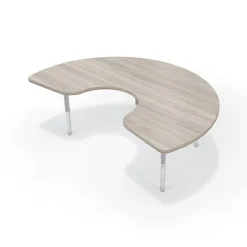 Mooreco Quick Ship Hierarchy Kidney Table & Chair Package Set – 72