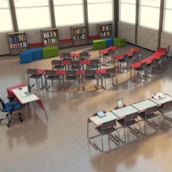 Paragon Quick Ship Koi Collaborative School Desk (33
