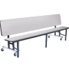 National Public Seating Quick Ship Mobile Convertible Bench Table w/ ProtectEdge (8' L)^ Cafeteria|Cafeteria Tables