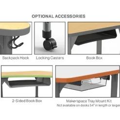 Marco Group Quick Ship Premier Series Desk - Triangle (41