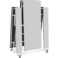 AmTab Quick Ship Rectangle Mobile Bench Cafeteria Table^ Cafeteria|Cafeteria Tables