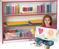 Jonti-Craft Rainbow Accents Super-Sized Adjustable Bookcase^ Bookcases